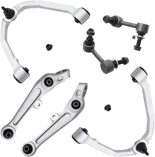 Miniatura 172 de Detroit Axle - Kit de extremo delantero para Chrysler 300 Dodge Charger Challenger 2011-2023, 2 brazos de control inferiores traseros 2 varillas