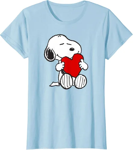 Miniatura 29 de Peanuts Camiseta de San Valentín Snoopy Hugging Heart, Negro