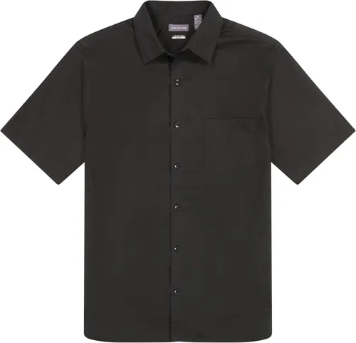 Miniatura 8 de Van Heusen Camisa de cuadros de manga corta con cuello abotonado para hombre sin arrugas