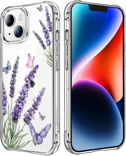 Miniatura 6 de Funda transparente de girasol compatible con iPhone SE 2022 SE 2020 7 8, funda trasera floral para niñas y mujeres, funda protectora transparente