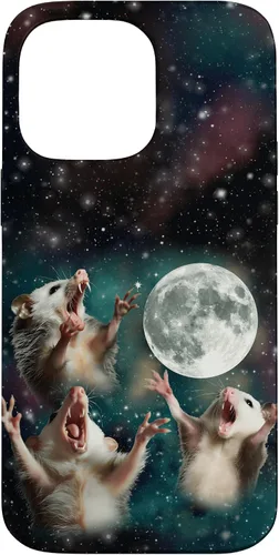 Miniatura 21 de Three Possum Moon 3 Opossum Funny Weird Cursed Meme Case para iPhone 17