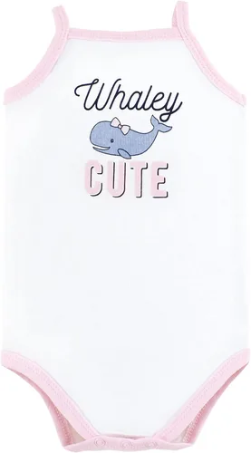 Miniatura 5 de Hudson Baby baby-girls Cotton Sleeveless Bodysuits
