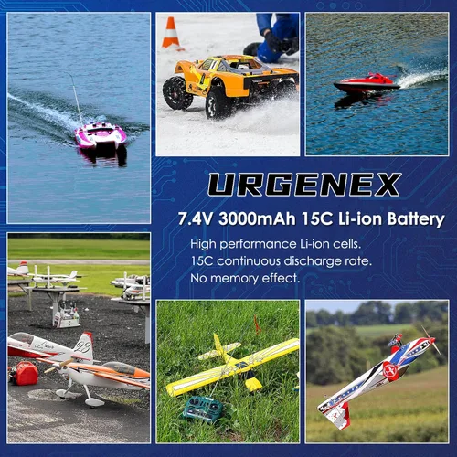 Miniatura 6 de Batería de iones de litio de 11.1 V 3000 mAh para R608 sin escobillas RC Boat 15C 3000mAh Batería RC de alta capacidad con enchufe T estilo Dean