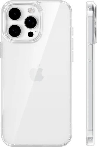 Miniatura 13 de TORRAS Funda Transparente Cristalina para iPhone 16 Pro, Ultra-Delgada [No Amarillea] [Protección Militar] Ajuste Delgado Funda de Silicona TPU