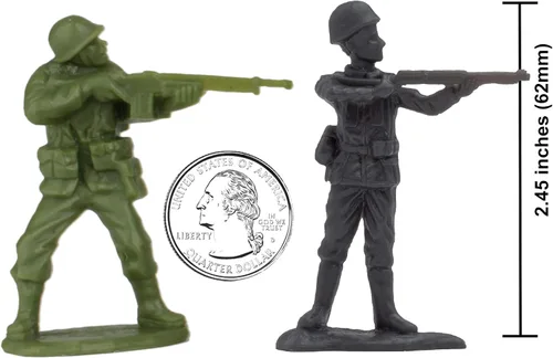 Miniatura 6 de BMC WW2 Secret Stronghold - 36pc Plastic Army Men German Bunker Playset