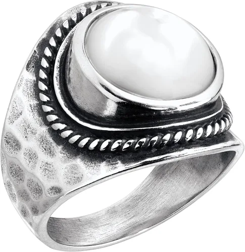 Miniatura 2 de Silpada Anillo de nácar natural perlado en plata de ley nácar nácar