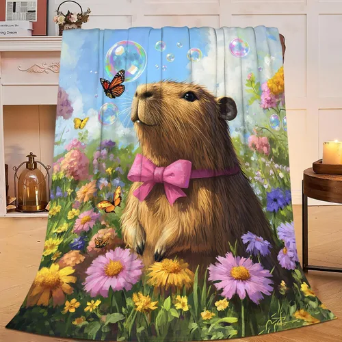 Miniatura 30 de Manta de bandera estadounidense y águila, regalos para niñas, niños, manta de vellón de águila calva, suave, cálida, mullida, patriótica