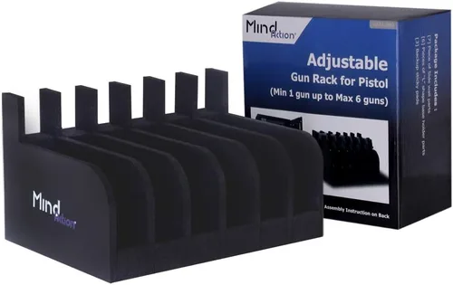 Miniatura 2 de Mind and Action - Soporte de pistola de espuma para accesorios de gabinete de pistola seguros para armas, solución de almacenamiento de armas 6