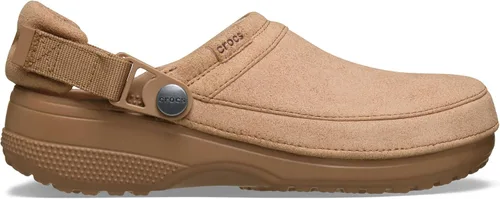 Miniatura 5 de Crocs Zuecos clásicos de lona elaborados unisex para hombres y mujeres Gamuza de chocolate con leche