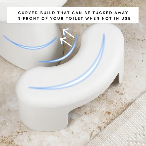 Miniatura 5 de Taburete para Inodoro TUSHY Arc: Apoya una Postura Natural y Cómoda en Cuclillas para Desbloquear tu Colon y Facilitar las Deposiciones Diseño