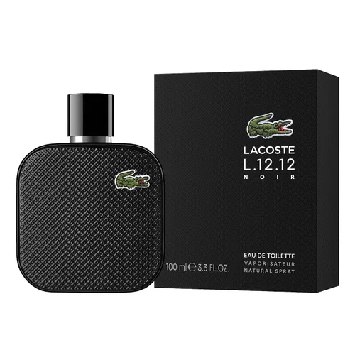Miniatura 2 de Lacoste - L.12.12 Noir Eau de Toilette - Fragancia para hombre - Fougere Aromatic - Con notas de albahaca, lavanda y chocolate negro - 3.3 Fl Oz