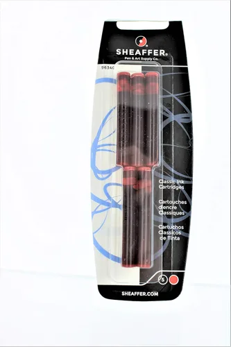 Miniatura 2 de Sheaffer Skrip - Cartuchos de tinta para pluma estilográfica, color rojo