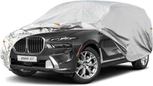 Miniatura 45 de Kayme - Cubierta completa impermeable de 6 capas para automóvil, apta para todo clima, protección para exteriores contra lluvia, rayos ultravioleta