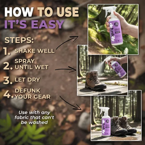 Miniatura 6 de Spray ambientador de tela, 32 oz. Spray removedor de olores 'lavanda'. Desodorizador de zapatos, desodorante de alfombras, eliminador de olores