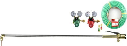 Miniatura 13 de SÜA Antorcha de corte recto resistente de 36 pulgadas, cabezal de 90°, compatible con ST900FC + punta de corte (propano)