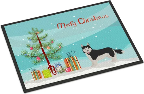 Miniatura 238 de Caroline's Treasures CK3799MAT Akita Shepherd - Tapete de árbol de Navidad de 18 x 27 pulgadas, tapete para puerta delantera, interior y exterior