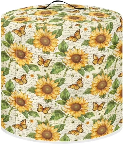 Miniatura 13 de Cubierta antipolvo para olla a presión con estampado floral de pájaros, compatible con 3 cuartos de galón, cubierta antipolvo instantánea duradera