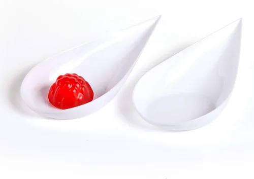 Miniatura 7 de 240 cucharas de plástico para aperitivo de lágrima, color negro para servir postres, pasteles, aperitivos, porciones pequeñas, reutilizables
