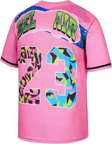 Miniatura 2 de Bel Air - Camiseta de béisbol, ropa de hip hop de los años 90 para hombres y mujeres, camiseta de manga corta para fiesta