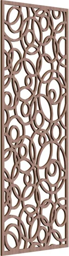 Miniatura 86 de Latrobe Paneles de pared decorativos de madera con calado, 9 3/8 pulgadas de ancho x 24 3/8 pulgadas de alto x 3/8 de alto, roble rojo rojo (Red Oak)