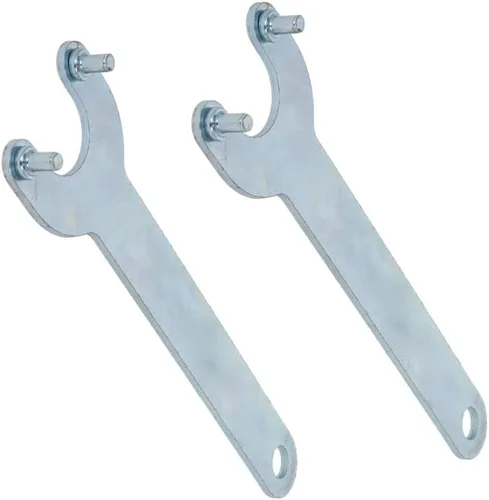 Miniatura 7 de Utoolmart Llave de amoladora angular, tuerca de bloqueo de hierro de 2 puntas, llave de acabado de zinc para Dewalt Milwaukee Makita Black & Decker