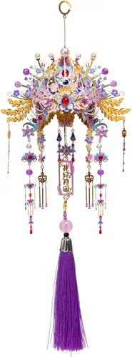 Miniatura 12 de MU Rompecabezas de metal 3D DIY Kits de modelo Phoenix Coronet Series E Yuanchu, cultura china miniatura rompecabezas de construcción DIY Sets