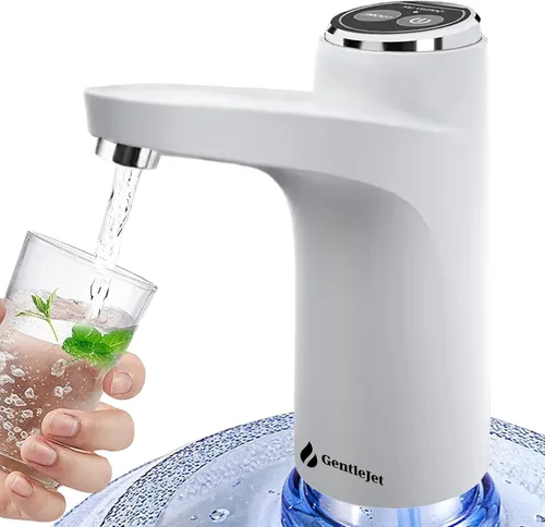 Miniatura 7 de Dispensador de agua potable portátil recargable eléctrico para botella de 5 galones, bomba de agua cuantitativa de 20.3 fl oz, bomba de botella