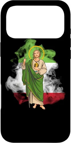 Miniatura 21 de Funda para iPhone 14 San Judas Tadeo con Bandera de México