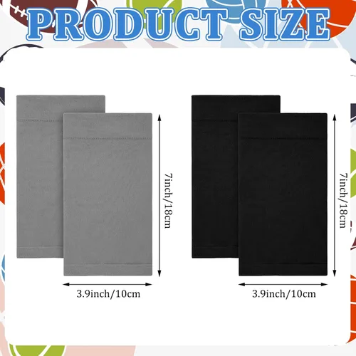 Miniatura 3 de Vicenpal 2 pares de mangas para cubrir tatuajes para antebrazo, para mujeres y hombres, cubierta de compresión para la parte superior del brazo Negro