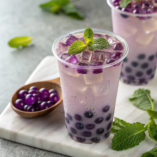 Miniatura 4 de Jubes Grape Nata De Coco Jelly Cubes (12.7 onzas, paquete de 3) – Cubos de jalea de coco de uva para sagú – Gel de coco en ingredientes de jarabe