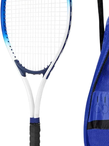 Miniatura 5 de Raqueta de tenis portátil resistente a los golpes con bolsa de transporte para parque, mujeres, hombres, principiantes, adultos, jugadores