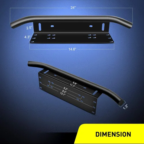 Miniatura 8 de Nilight 20 pulgadas 126 W, barra de luz LED, combo de luz puntual y proyectante, para conducción todoterreno, con soporte de montaje de placa 20