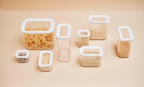 Miniatura 7 de Mepal Modula - Contenedor transparente para almacenamiento de alimentos, 15 onzas, perfecto para productos secos, apto para lavavajillas, tapa