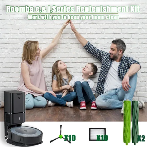 Miniatura 6 de Piezas de repuesto para iRobot Roomba i3 i3+ i4 i4+ i5 i5+ i7 i7+ i8 i8+ j5 j5+ j7 E5 E6 E7 series e, i y j Aspiradoras Robot Kit de Reposición 2