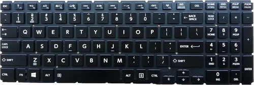 Nuevo teclado retroiluminado negro para computadora portátil sin marco para Toshiba Satellite S55t-C5139 S55t-C5164-4K S55t-C5165 S55t-C5166