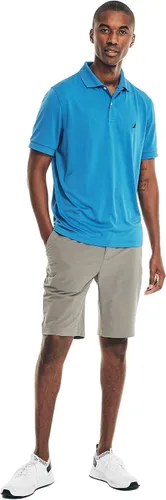 Miniatura 163 de Nautica playera polo clásica de mangas cortas, color sólido, para hombre