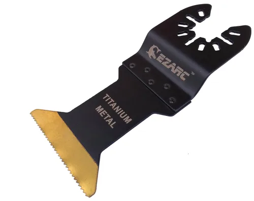 Miniatura 3 de EZARC Cuchillas oscilantes de titanio, cuchillas multiherramienta oscilantes para metal, clavos de madera, corte de tornillos, plástico, paquete de 3