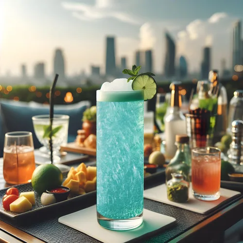Miniatura 6 de Brew Glitter - Purpurina comestible para bebidas, cócteles, cerveza, adornar bebidas Certificado Kosher y Halal 100% comestible y de grado Azul