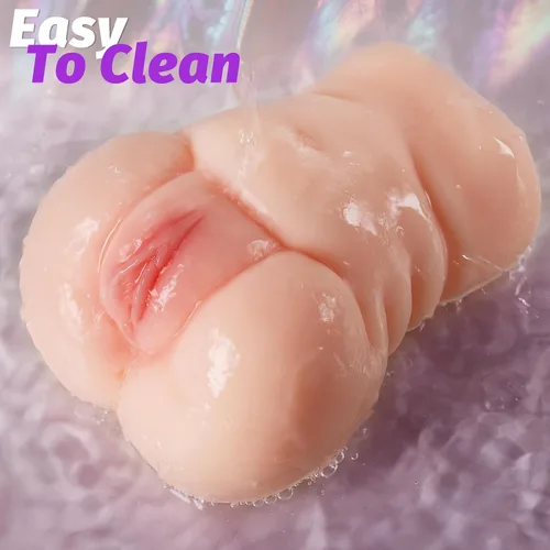 Miniatura 6 de Juguete masturbador masculino de bolsillo, muñeca sexual realista, juguetes masculinos con vagina texturizada y anal, coños de TPR seguros, mamadas