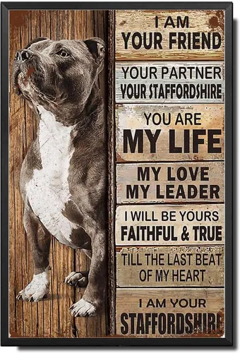 Miniatura 40 de Letrero de Metal Letrero de Hojalata Arte de Pared Vintage I Am Your Friend Regalo para Amantes de Schnauzer Arte de Pared Vintage Impresiones