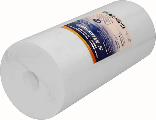 Miniatura 4 de PureT BVB0987005 - Filtro de sedimentos de agua de 10 x 4.5 pulgadas, certificado NSF, filtro de polietileno hilado que elimina sedimentos y otros