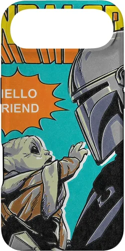 Miniatura 26 de Funda para iPhone 14 Pro Max Star Wars The Mandalorian Mando y el Niño