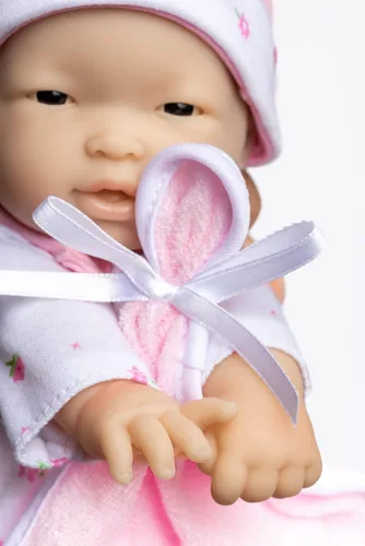 Miniatura 2 de Muñeco JC Toys, La Baby, 11 pulgadas, cuerpo blanco lavable, muñeca para niños de 18 meses en adelante, Asiatico Rosa Asiático
