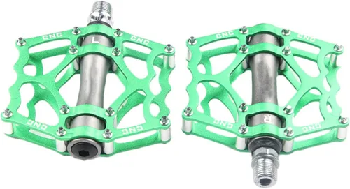 BESPORTBLE 1 par de pedales de bicicleta MTB Pedales Zapatos de bicicleta Tacos Ciclo Clips de bicicleta Pedales de bicicleta con correas aleación