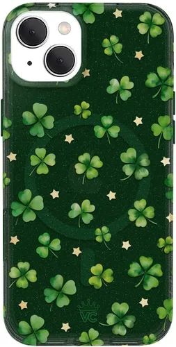 Miniatura 64 de VELVET CAVIAR Funda para iPhone 15 Pro, compatible con MagSafe, probada en caídas de 10 pies, estampado de leopardo y amatista púrpura