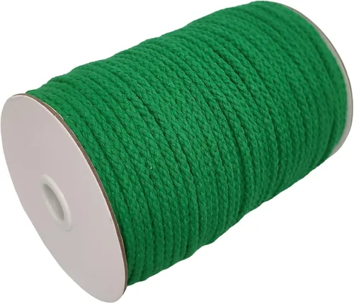 Miniatura 17 de CAQUBO Cuerda de Macramé de Algodón Trenzado de 4 mm, 157 Metros, Color Blanco, Hilo de Macramé para Manualidades, Cuerda de Macramé Suave, Cordón