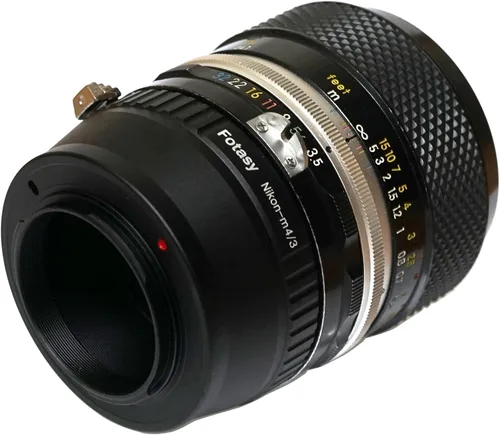 Miniatura 6 de Fotasy Adaptador Manual de Lente NK a M4/3, Montura F a MFT, Compatible con Nikon F lente Panasonic G7 G9 GF8 GF90 GH5 II GX7 GX9 GX850 G90 G91 G95