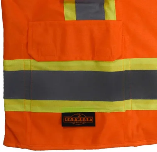 Miniatura 3 de Radians SV63OXL - Chaleco de seguridad de agrimensura de poliéster clase 3 de dos tonos, XL, naranja, talla única