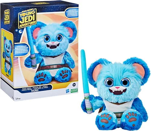 Miniatura 12 de Star Wars: Young Jedi Adventures Fuzzy Force Nubs, peluches, juguetes preescolares para niños y niñas de 3 años