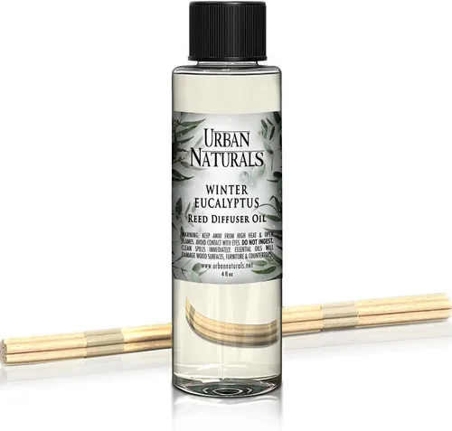 Miniatura 71 de Urban Naturals Recambio de aceite difusor de varillas ámbar y lavanda, lavanda relajante, ámbar cálido, aroma calmante para habitación, 4 onzas +